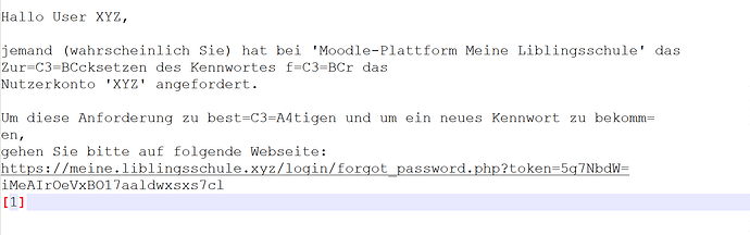 eMail Zeichen-Codierungsproblem